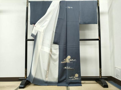 平和屋着物●訪問着 更紗花唐草文 正絹 逸品 CAAS6887yc