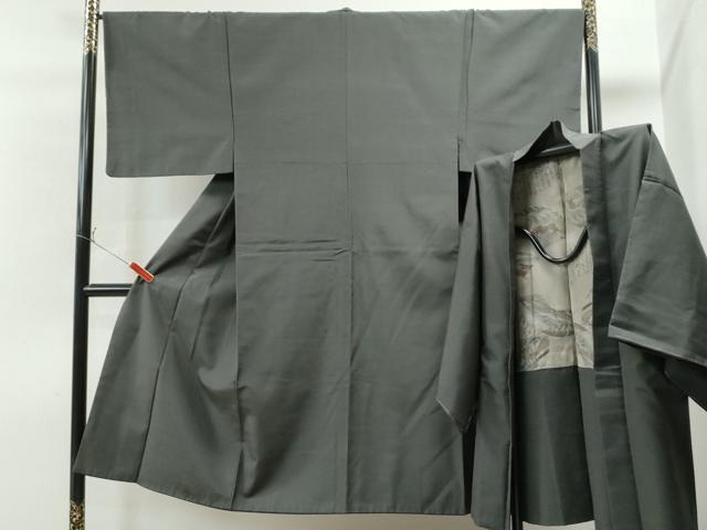 平和屋着物●男性 紬 アンサンブル 霞文 正絹 逸品 CAAS6891yc