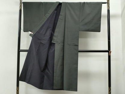 平和屋着物●男性 紬 アンサンブル 霞文 正絹 逸品 CAAS6891yc
