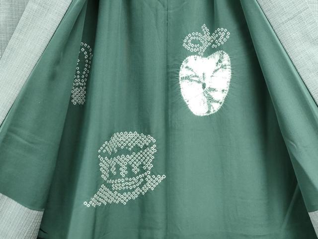 平和屋着物●男性 紬 アンサンブル 格子柄 キングサイズ 正絹 逸品 CAAS6896yc