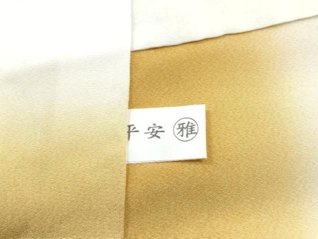 平和屋着物●本場結城紬 亀甲花文 証紙付き 正絹 逸品 未使用 CAAS6902yc
