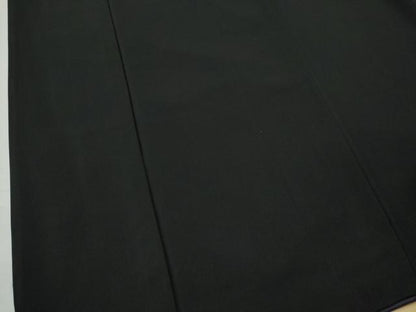 平和屋着物●男性　黒紋付　正絹　逸品　CAAS6907yc