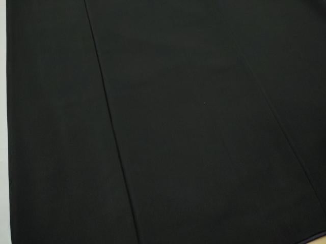 平和屋着物●男性　黒紋付　正絹　逸品　CAAS6907yc