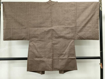 平和屋着物●男性 本場大島紬 アンサンブル 7マルキ 泥染め 正絹 逸品 CAAS6934yc