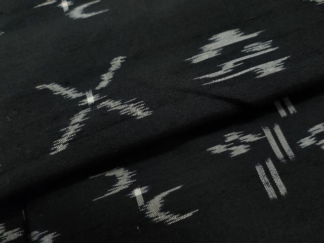 平和屋着物●上質な紬 絣文様 正絹 逸品 CAAS6981yc