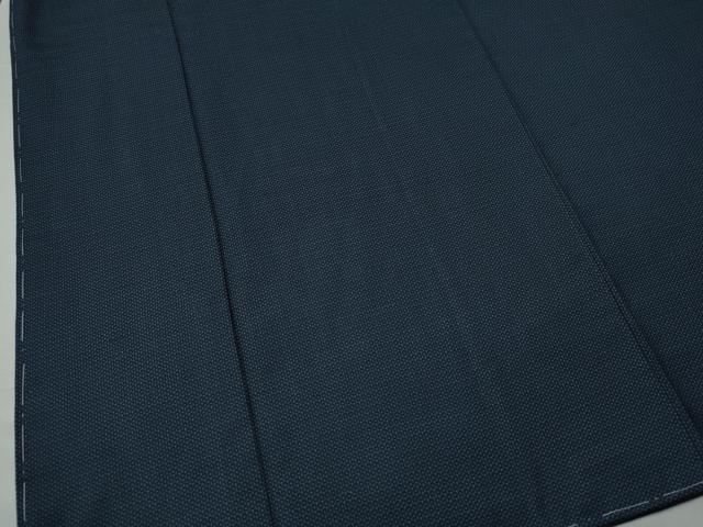 平和屋着物●男性 お召 アンサンブル 100亀甲 キングサイズ 正絹 逸品 未使用 CAAS6992yc