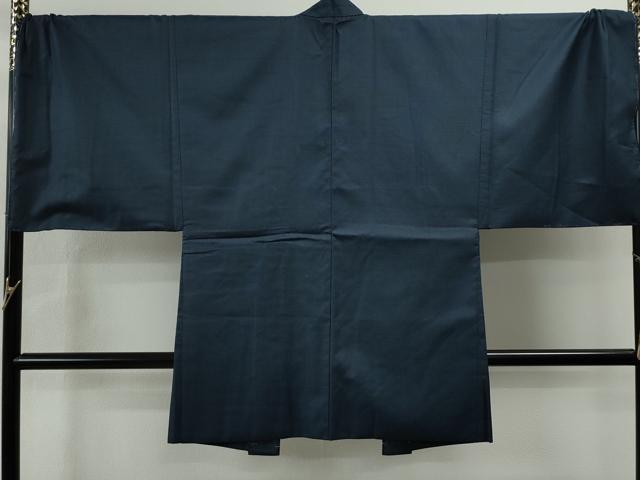 平和屋着物●男性 お召 アンサンブル 100亀甲 キングサイズ 正絹 逸品 未使用 CAAS6992yc