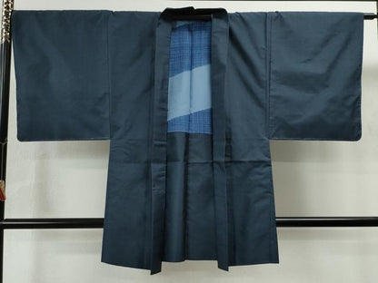 平和屋着物●男性 本場大島紬 アンサンブル 80亀甲 総詰め 正絹 逸品 未使用 CAAS6994yc