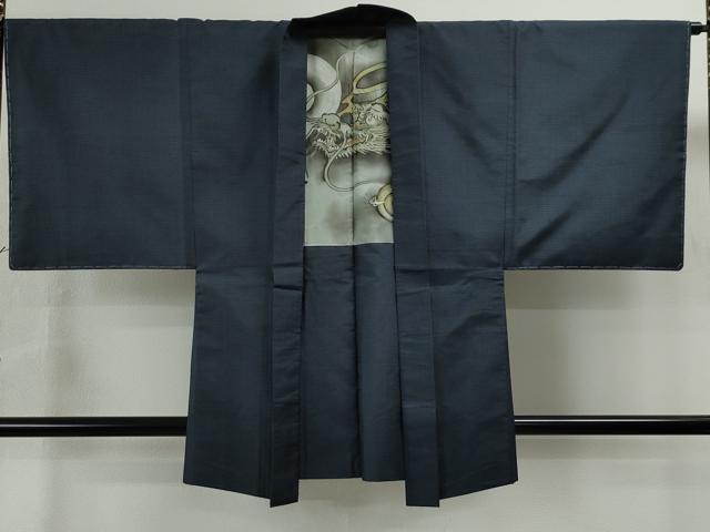 平和屋着物●男性　本場大島紬　アンサンブル　100亀甲　総詰め　正絹　逸品　未使用　CAAS6995yc