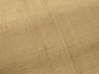 平和屋着物●結城紬 色無地 飴色 正絹 逸品 CAAS7007yc