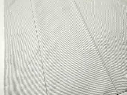 平和屋着物●上質な紬　縞　正絹　逸品　CAAS7032yc