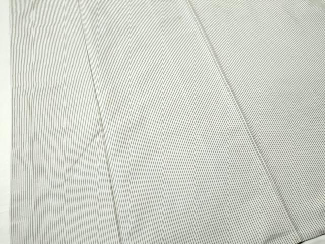 平和屋着物●上質な紬　縞　正絹　逸品　CAAS7032yc