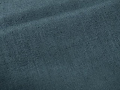 平和屋着物●男性 紬 色無地 錆鉄御納戸色 正絹 逸品 CAAS7040yc