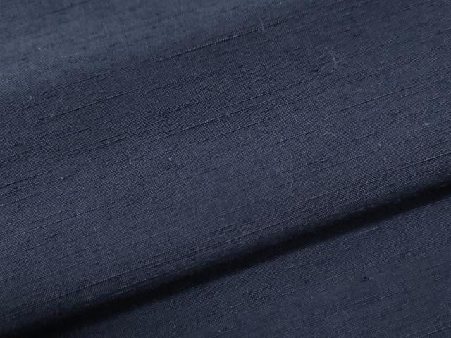 平和屋着物●結城紬 色無地 濃鼠色 正絹 逸品 未使用 CAAS7047yc