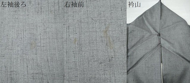 平和屋着物●訪問着 作家物 紬地 陶器草花文 金彩 正絹 逸品 CAAS7073yc