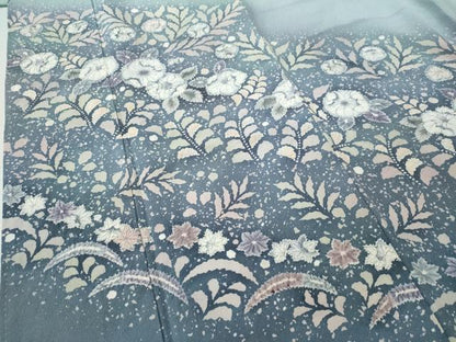 平和屋着物●訪問着　作家物　手描き　絞り　辻が花　暈し染め　正絹　逸品　CAAS7138yc