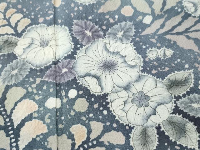 平和屋着物●訪問着　作家物　手描き　絞り　辻が花　暈し染め　正絹　逸品　CAAS7138yc