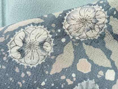 平和屋着物●訪問着　作家物　手描き　絞り　辻が花　暈し染め　正絹　逸品　CAAS7138yc