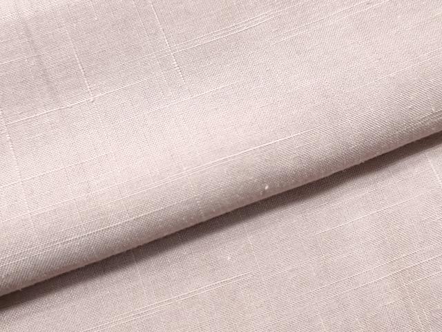 平和屋着物●結城紬　色無地　灰桜色　証紙付き　正絹　逸品　CAAS7150yc