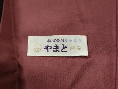 平和屋着物●本場大島紬　短冊吉祥花文　やまと誂製　正絹　逸品　未使用　CABI2246yc