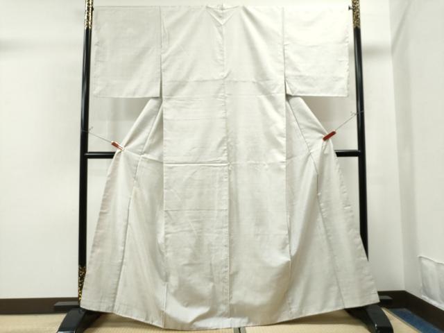 平和屋着物●本場大島紬 白大島 7マルキ 正絹 逸品 未使用 CAAS7206yc