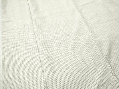 平和屋着物●本場大島紬 白大島 7マルキ 正絹 逸品 未使用 CAAS7206yc