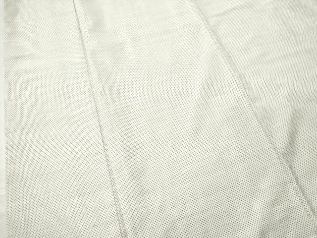 平和屋着物●本場大島紬 白大島 7マルキ 正絹 逸品 未使用 CAAS7206yc