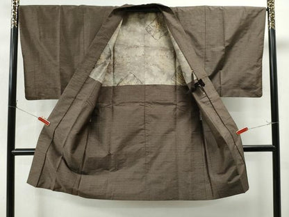 平和屋着物●男性　本場大島紬　アンサンブル　吉祥文　正絹　逸品　CAAS7282yc