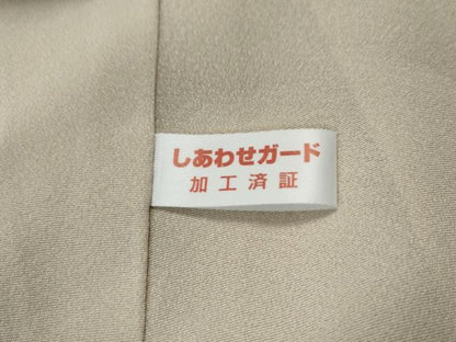 平和屋着物●京友禅作家 伊藤美智夫 訪問着 遠山源氏香舞桜文 暈し染め 金彩 正絹 逸品 CAAS7304yc