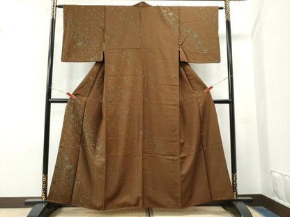 平和屋着物●訪問着 枝桜文 正絹 逸品 CAAS7312yc
