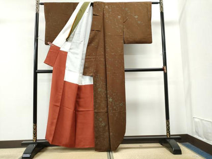 平和屋着物●訪問着 枝桜文 正絹 逸品 CAAS7312yc