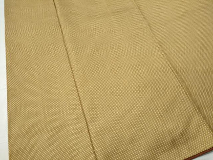 平和屋着物●上質なお召　十字絣　正絹　逸品　CAAS7314yc