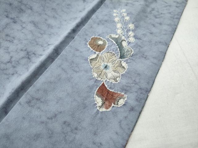 平和屋着物●訪問着 作家物 手描き 絞り 辻が花 暈し染め 正絹 逸品 CAAS7316yc