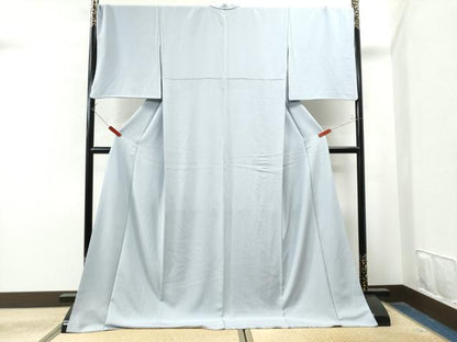 平和屋着物●上質な色無地　白花色　ますいわ屋扱い　正絹　逸品　CAAS7322yc