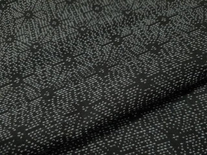平和屋着物●本場大島紬 変わり麻の葉文様 正絹 逸品 未使用 CAAS7330yc
