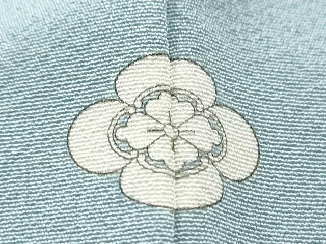 平和屋着物●上質な色無地 月白色 正絹 逸品 CAAS7357yc