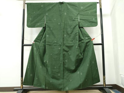 平和屋着物●結城紬 飛び亀甲 亀甲文 正絹 逸品 CAAS7363yc