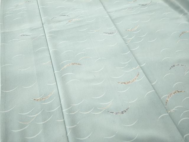 平和屋着物●上質な小紋 雪芝舞花文 暈し染め 正絹 逸品 CAAS7378yc