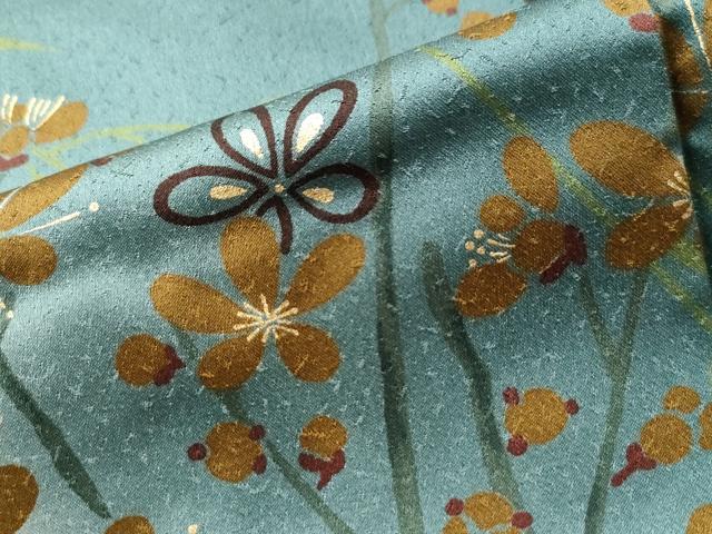 平和屋着物●訪問着 枝花文 暈し染め 金彩 正絹 逸品 CAAS7390yc