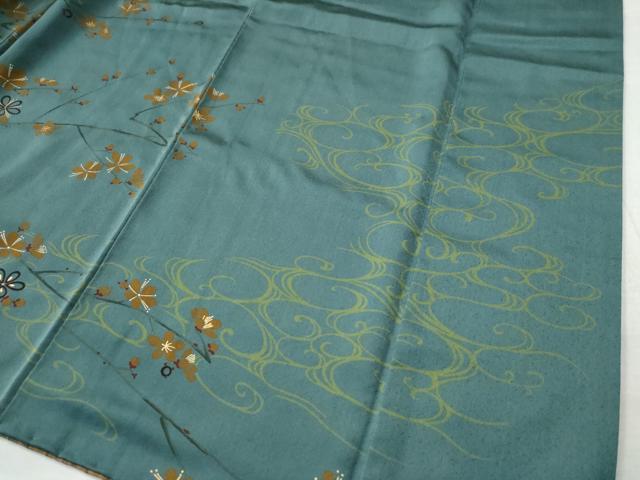 平和屋着物●訪問着 枝花文 暈し染め 金彩 正絹 逸品 CAAS7390yc