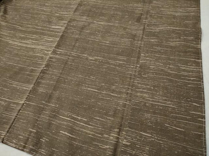 平和屋着物●色留訪問着 紬地 総刺繍 松葉文 金糸 正絹 逸品 未使用 CAAS7430yc