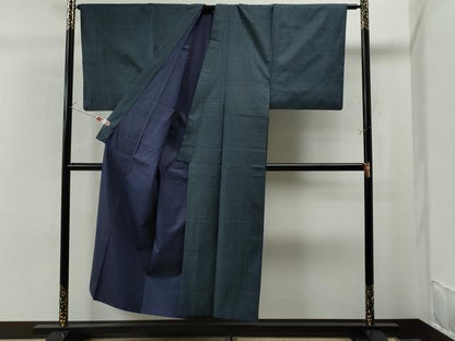 平和屋着物●男性 本場大島紬 アンサンブル 100亀甲 総詰め 正絹 逸品 CAAS7448yc