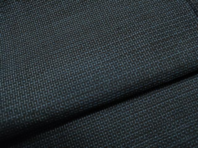 平和屋着物●男性 本場大島紬 アンサンブル 100亀甲 総詰め 正絹 逸品 CAAS7448yc
