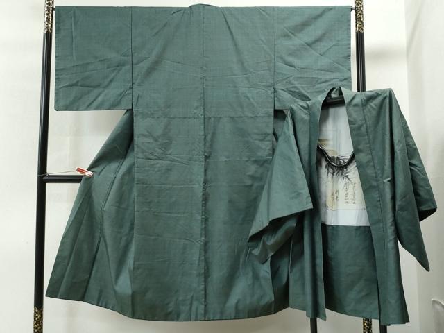 平和屋着物●男性 本場大島紬 アンサンブル 100亀甲 総詰め 正絹 逸品 CAAS7487yc