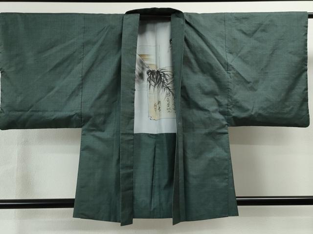 平和屋着物●男性 本場大島紬 アンサンブル 100亀甲 総詰め 正絹 逸品 CAAS7487yc