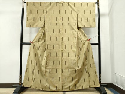 平和屋着物●上質な紬 吉祥文 正絹 逸品 CAAS7498yc