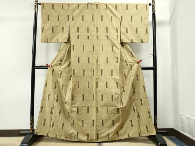 平和屋着物●上質な紬 吉祥文 正絹 逸品 CAAS7498yc