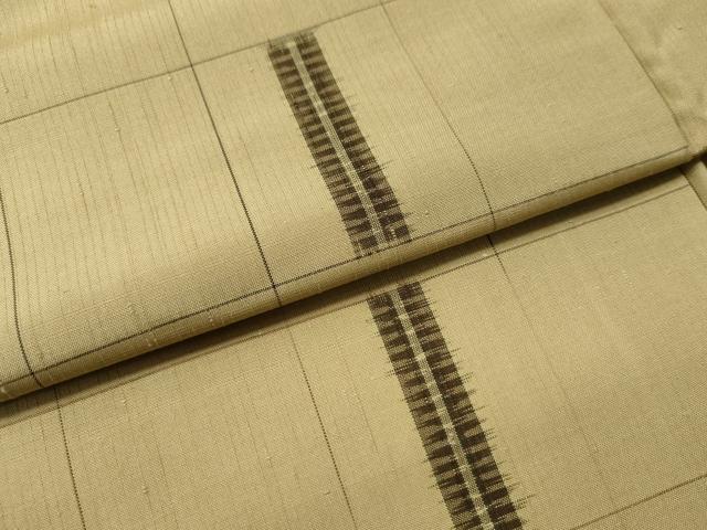 平和屋着物●上質な紬 吉祥文 正絹 逸品 CAAS7498yc