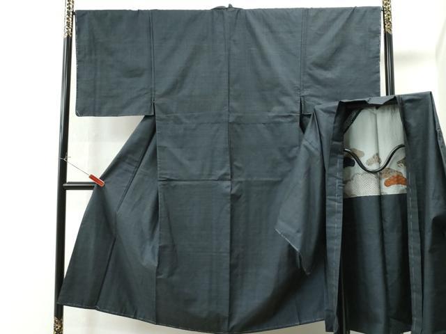 平和屋着物●男性 本場大島紬 アンサンブル 7マルキ 正絹 逸品 未使用 CAAS7527yc