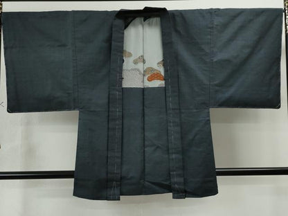 平和屋着物●男性 本場大島紬 アンサンブル 7マルキ 正絹 逸品 未使用 CAAS7527yc